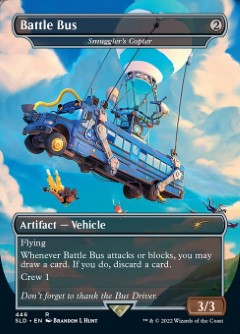 Smuggler's Copter - Battle Bus Secret Lair Drop - Fortnite Frame
